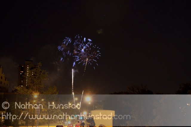 Minneapolis fireworks on 4 July 2010